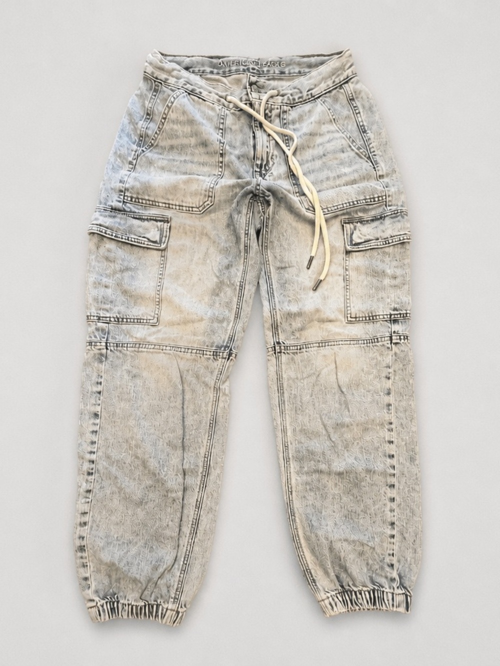 American Eagle Outfitters Light Denim Jogger Jeans - Picture 2 of 8